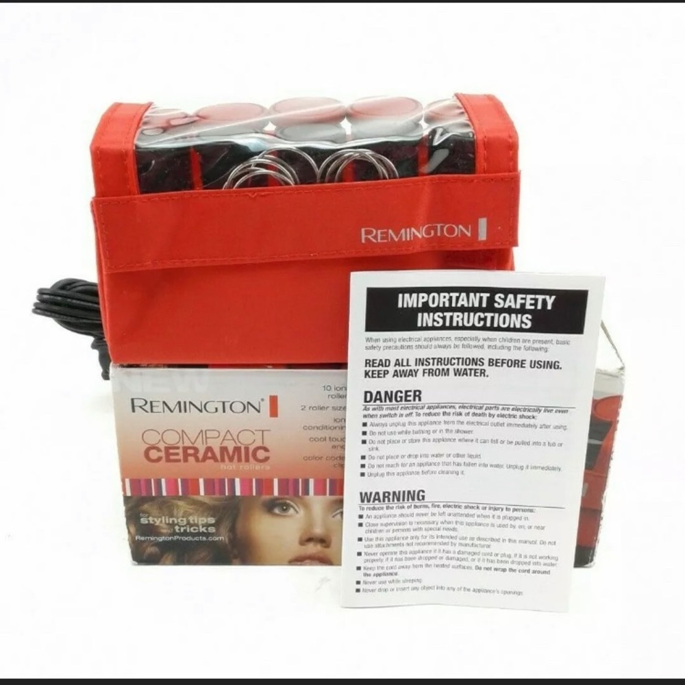 Remington Compact Travel Hot Rollers Ceramic